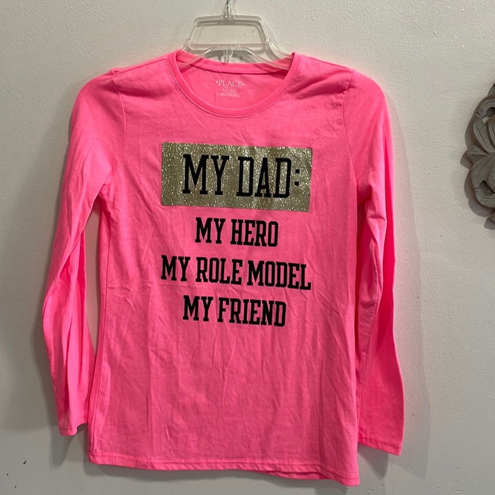 Children’s Place Long Sleeve Shirt with My Dad: My Hero